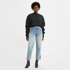 Levis’s Made Crafted  The Column Pants Women's Blue Jeans High Rise Size 29/30
